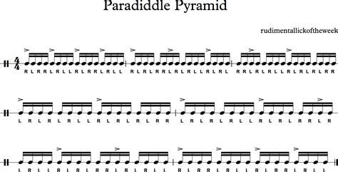 drum pyramid swift|Paradiddle Pyramid .